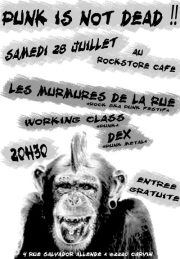 Les Murmures de la Rue + Working Class + Dex au Rockstore Café le 28 juillet 2012 à Carvin (62)