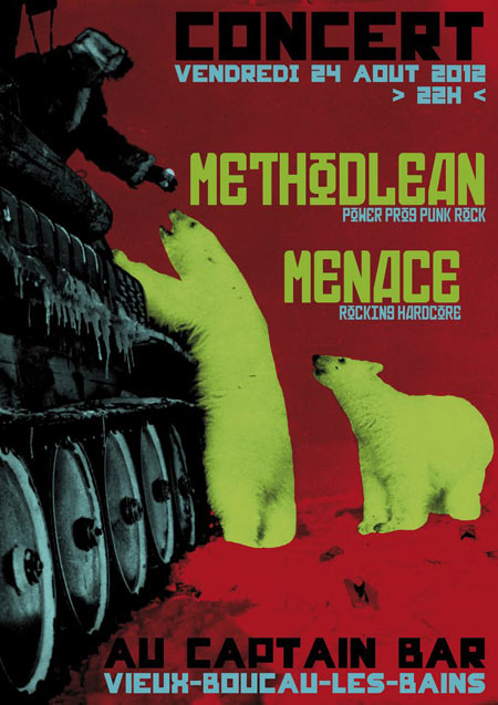 Methodlean + Menace au Cap'tain Bar le 24 août 2012 à Vieux-Boucau-les-Bains (40)