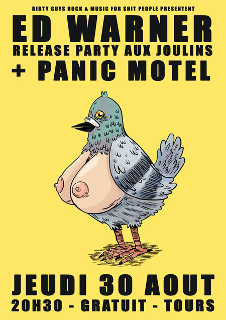 Ed Warner + Panic Motel aux Joulins le 30 août 2012 à Tours (37)