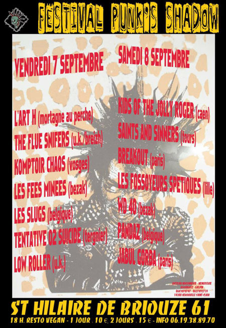Festival Punk's Shadow le 07 septembre 2012 à Saint-Hilaire-de-Briouze (61)