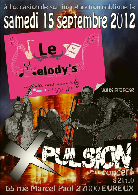 Concert d'inauguration du Melody's le 15 septembre 2012 à Evreux (27)