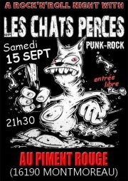 Les Chats Percés + Les Cons Vers Cible au Piment Rouge le 15 septembre 2012 à Montmoreau-Saint-Cybard (16)