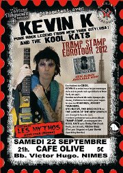 Kevin K and the Kool Kats + Les Mythos au Café Olive le 22 septembre 2012 à Nîmes (30)