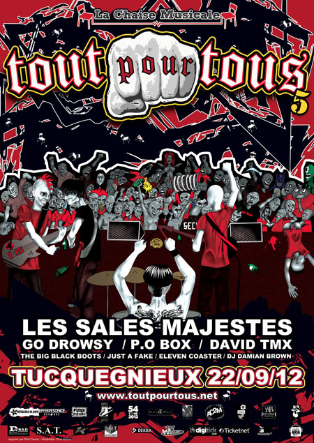 Tout Pour Tous Festival #5 à la salle municipale le 22 septembre 2012 à Tucquegnieux (54)