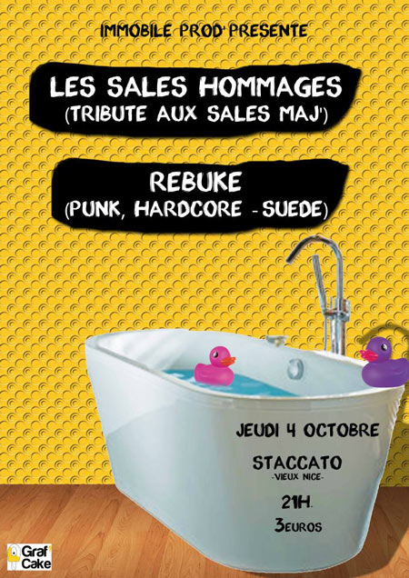 Rebuke + Les Sales Hommages au Staccato le 04 octobre 2012 à Nice (06)