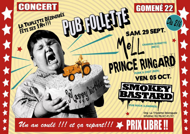 Smokey Bastard au pub Follette le 05 octobre 2012 à Gomené (22)