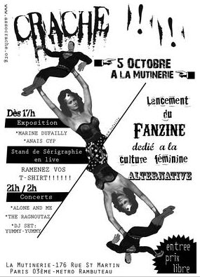 Soirée Crache !! à la Mutinerie le 05 octobre 2012 à Paris (75)