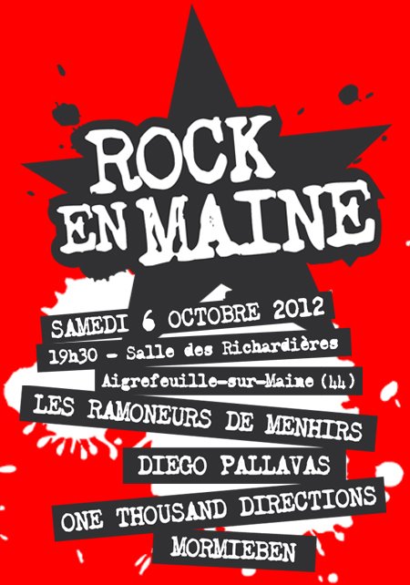 Rock en Maine à la Salle des Richardières le 06 octobre 2012 à Aigrefeuille-sur-Maine (44)