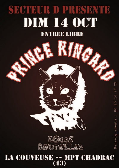 Prince Ringard + Kasse Bouteilles à la Couveuse le 14 octobre 2012 à Chadrac (43)