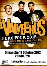 The Valveenus au Lucullus le 14 octobre 2012 à Amiens (80)