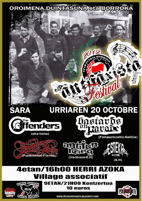 Festival Antifa le 20 octobre 2012 à Sare (64)
