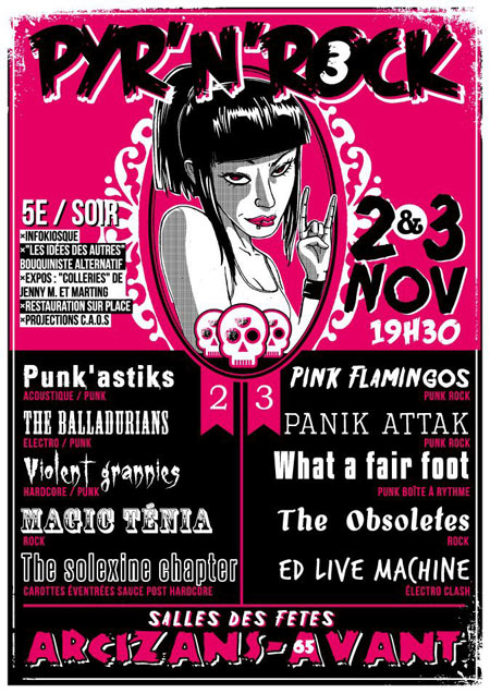 Pyr'N'Rock Show III le 02 novembre 2012 à Arcizans-Avant (65)