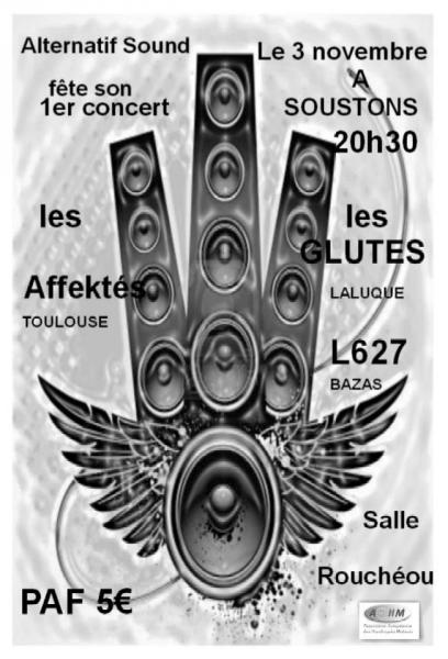 Concert à la Salle des Fêtes du Rouérou le 03 novembre 2012 à Soustons (40)