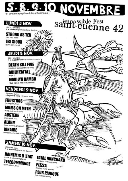 Impossible Fest au Misanthrope le 05 novembre 2012 à Saint-Etienne (42)
