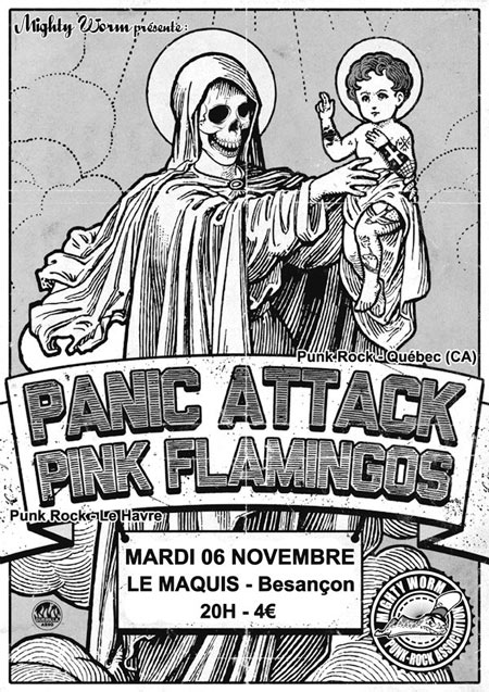 Panic Attack + Pink Flamingos au bar Le Maquis le 06 novembre 2012 à Besançon (25)
