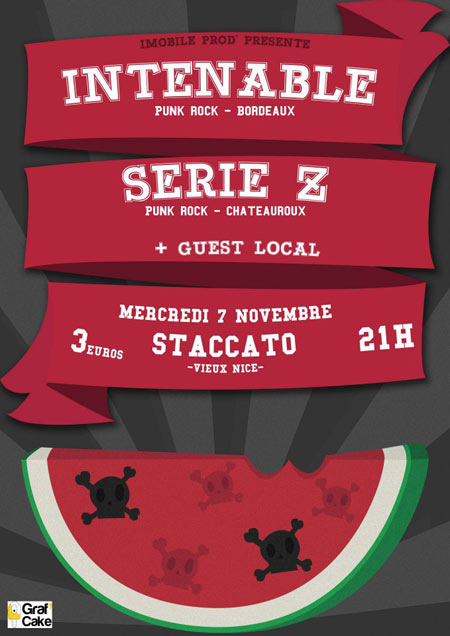 Intenable + Série Z au Staccato le 07 novembre 2012 à Nice (06)