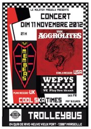 The Aggrolites + The Members + Wepys au Trolleybus le 11 novembre 2012 à Marseille (13)