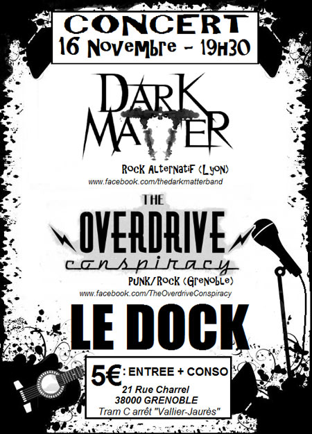 Concert au Dock le 16 novembre 2012 à Grenoble (38)