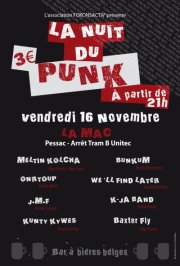 La Nuit du Punk à la MAC le 16 novembre 2012 à Pessac (33)