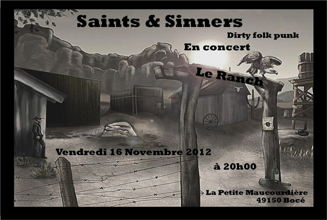 Concert au Ranch le 16 novembre 2012 à Bocé (49)