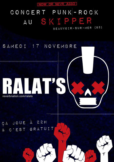 Ralat's au bar Le Skipper le 17 novembre 2012 à Beauvoir-sur-Mer (85)