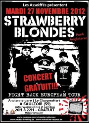 Strawberry Blondes à l'Ancienne Gare le 27 novembre 2012 à Saulzoir (59)