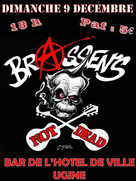Brassen's Not Dead au bar de l'Hôtel de Ville le 09 décembre 2012 à Ugine (73)