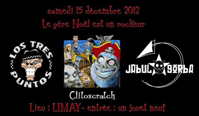 Le Père Noël est un Rockeur le 15 décembre 2012 à Limay (78)