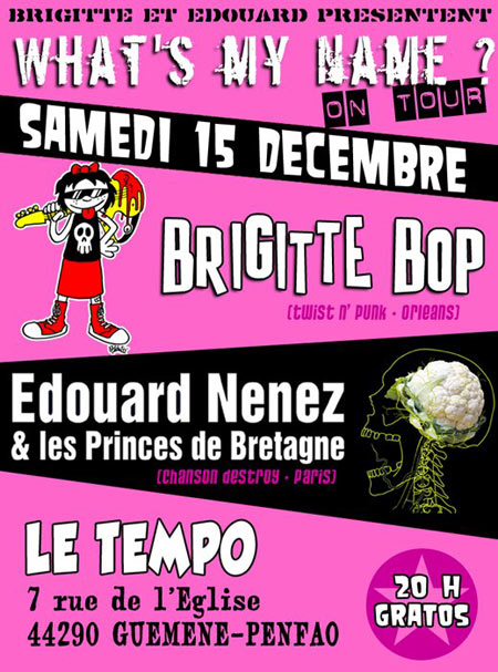 Brigitte Bop + Edouard Nenez le 15 décembre 2012 à Guémené-Penfao (44)