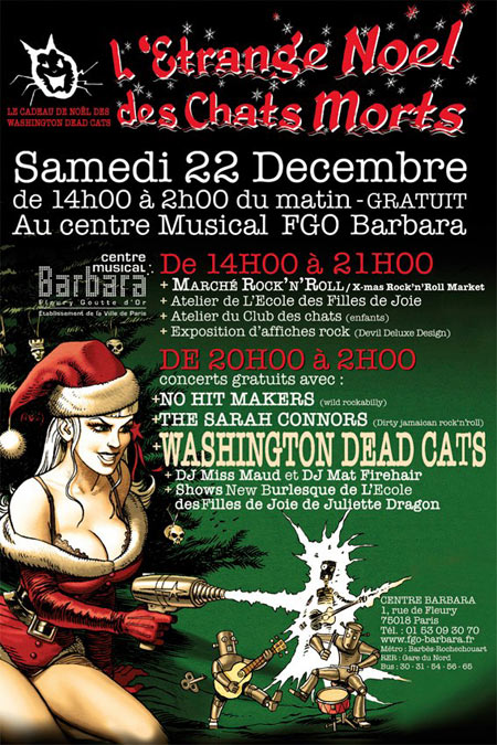 L'Etrange Noël des Chats Morts le 22 décembre 2012 à Paris (75)