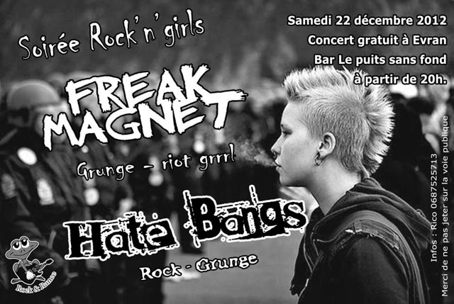 Freak Magnet + Hate Bangs au Puits Sans Fond le 22 décembre 2012 à Evran (22)