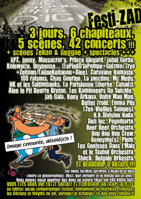 Festi'ZAD le 04 janvier 2013 à Notre-Dame-des-Landes (44)