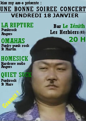 Concert au bar Le Zénith le 18 janvier 2013 à Les Herbiers (85)
