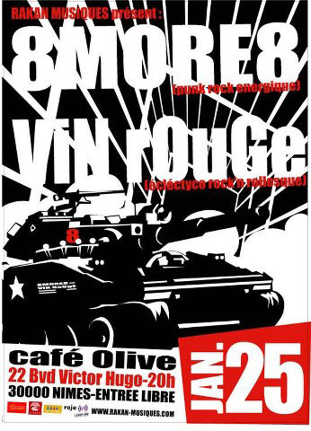 Concert au Café Olive le 25 janvier 2013 à Nîmes (30)