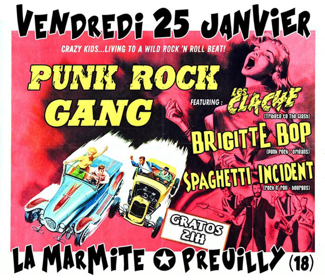 Brigitte Bop + Spaghetti Incident + Les Clache à la Marmite le 25 janvier 2013 à Preuilly (18)