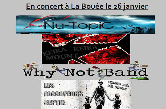 Concert à la Bouée le 26 janvier 2013 à Villejuif (94)
