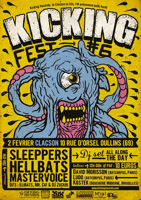 Kicking Fest #6 au Clacson le 02 février 2013 à Oullins (69)