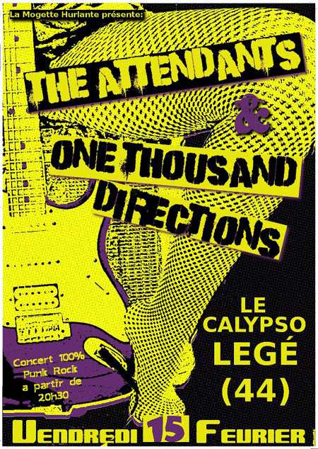The Attendants + One Thousand Directions au Calypso le 15 février 2013 à Legé (44)