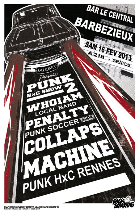 Punk Hxc Show #2 au bar Le Central le 16 février 2013 à Barbezieux-Saint-Hilaire (16)