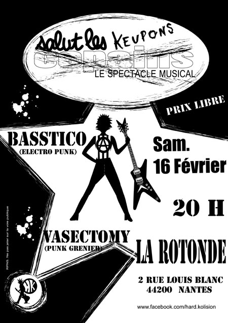 Basstico + Vasectomy au bar La Rotonde le 16 février 2013 à Nantes (44)