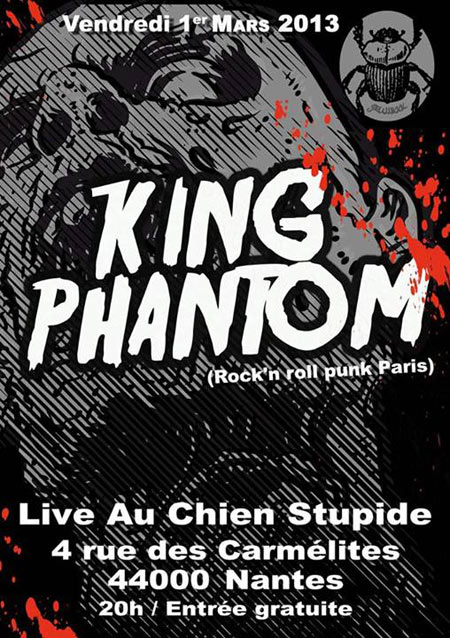 King Phantom au Chien Stupide le 01 mars 2013 à Nantes (44)