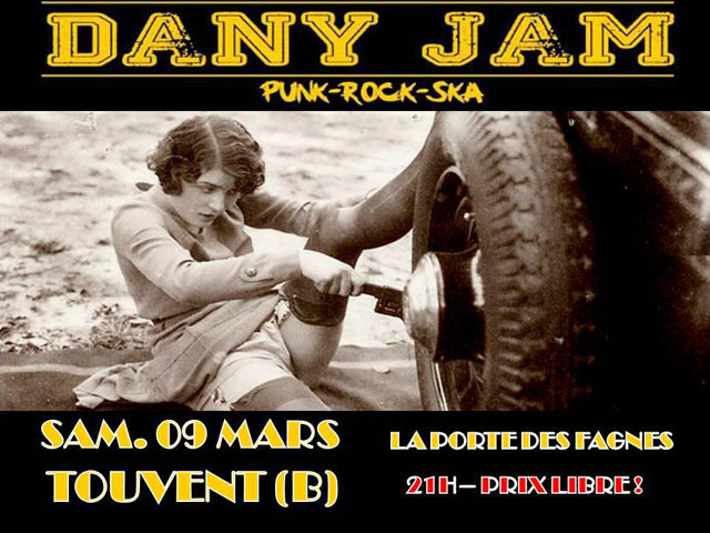 Dany Jam à la Porte des Fagnes le 09 mars 2013 à Sivry-Rance (BE)