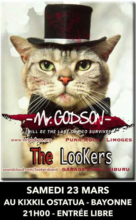 Mr Godson + The Lookers au Kixkil Ostatua le 23 mars 2013 à Bayonne (64)