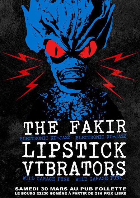 Lipstick Vibrators + The Fakir au pub Follette le 30 mars 2013 à Gomené (22)
