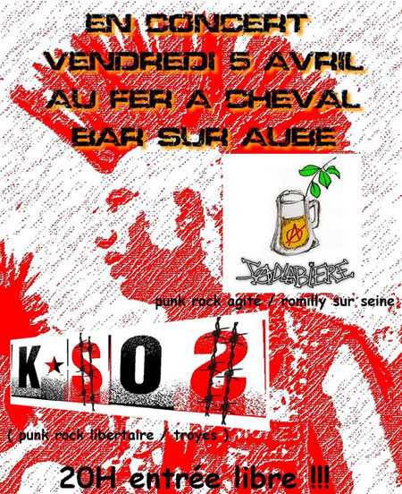 Jadlabière + K-Sos au bar Le Fer à Cheval le 05 avril 2013 à Bar-sur-Aube (10)