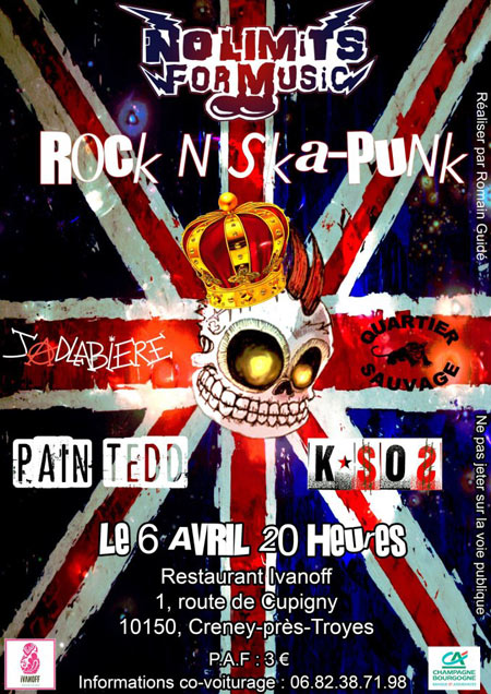 Concert Rock'n'Ska Punk au restaurant Ivanoff le 06 avril 2013 à Creney-près-Troyes (10)