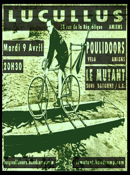 Poulidoors + Le Mutant au Lucullus le 09 avril 2013 à Amiens (80)