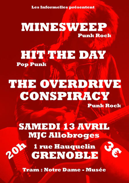 Concert Punk Rock à la MJC Allobroges le 13 avril 2013 à Grenoble (38)