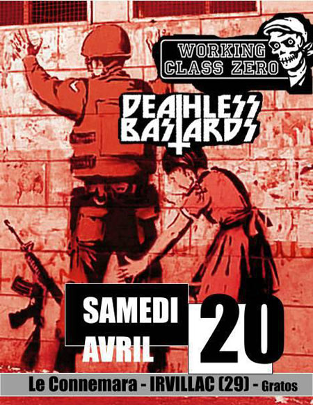 Deathless Bastards + Working Class Zero au Connemara le 20 avril 2013 à Brest (29)