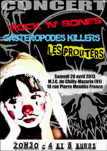 Concert Punk Rock à la MJC le 20 avril 2013 à Chilly-Mazarin (91)